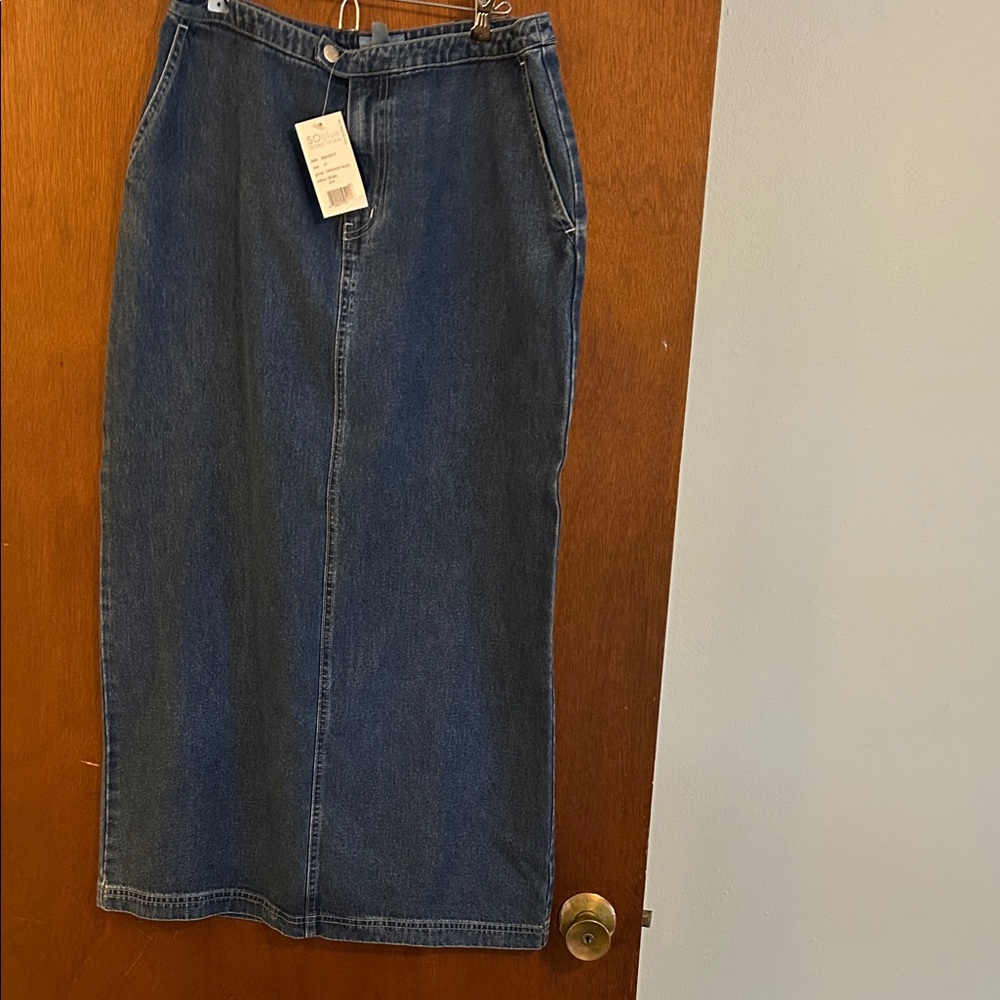 Sigrid Olsen SoBlue Denim Skirt